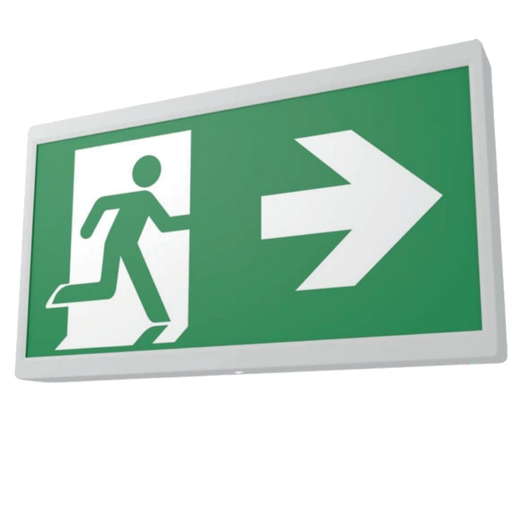 GELS-EX2 LED Emergency Exit Sign Self-Testing - Wall Mount